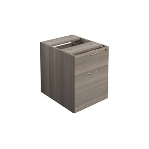 Wooden Pedestals Fixed Pedestal 2 Drawers Grey Oak Wooden Pedestals Fixed Pedestal 2 Drawers Grey Oak