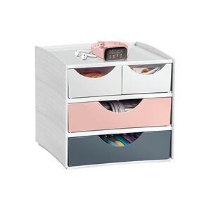 CEP MyCube Compact 4 Drawer Storage Station Pink 1032111681 CEP MyCube Compact 4 Drawer Storage Station Pink 1032111681