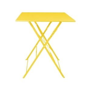 Bolero Perth Mellow Yellow Pavement Style Square Table 600mm Bolero Perth Mellow Yellow Pavement Style Square Table 600mm