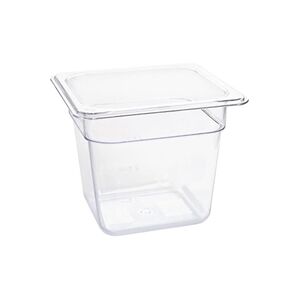 Vogue Polycarbonate 1/6 Gastronorm Container 150mm Clear Vogue Polycarbonate 1/6 Gastronorm Container 150mm Clear