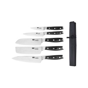 Vogue Japanese Knife Set - Damasco Steel, 5-Piece Vogue Japanese Knife Set - Damasco Steel, 5-Piece