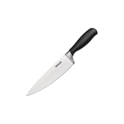 VOGUE Professional Chef's Knife - 20cm - Soft Grip - Durable Stainless Steel VOGUE Professional Chef's Knife - 20cm - Soft Grip - Durable Stainless Steel