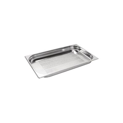 Vogue GN 1/1 Stainless Steel Perforated Container - Food Storage Vogue GN 1/1 Stainless Steel Perforated Container - Food Storage