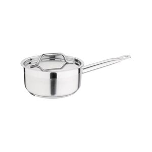 CaterBase Stainless Steel Saucepan With Lid 16cm CaterBase Stainless Steel Saucepan With Lid 16cm
