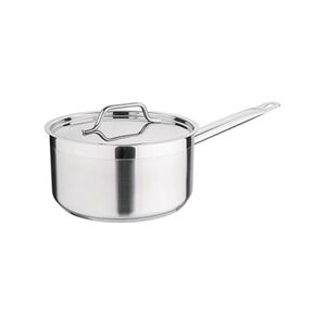 CaterBase Stainless Steel Saucepan With Lid 20cm CaterBase Stainless Steel Saucepan With Lid 20cm