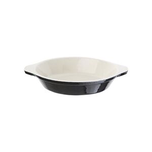 Vogue Cast Iron Round Baking Dish - Black - 400ml - Casserole Vogue Cast Iron Round Baking Dish - Black - 400ml - Casserole
