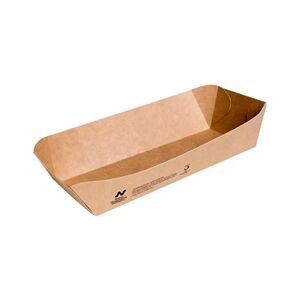Notpla 10"x6" Deep Trays - Kraft (340 Pack) Notpla 10"x6" Deep Trays - Kraft (340 Pack)