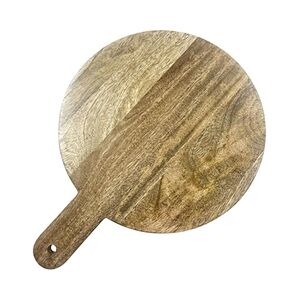 Olympia Round Handled Display Stand Mango Wood Metal Legs 400x300x80mm Olympia Round Handled Display Stand Mango Wood Metal Legs 400x300x80mm