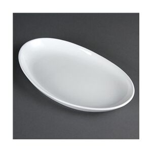 Olympia Whiteware French Deep Oval Plates 304mm (4 pack) Olympia Whiteware French Deep Oval Plates 304mm (4 pack)