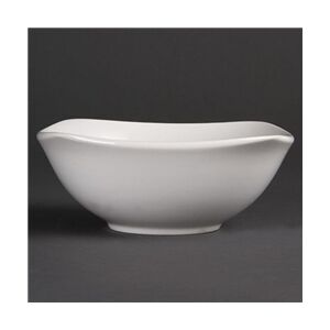 Olympia Whiteware Square Bowls 18cm - Hotel Durable Olympia Whiteware Square Bowls 18cm - Hotel Durable
