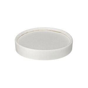 Unbranded Soup Cup Lid PP Lined 8 to 12oz White (Pack of 500) D46012 Unbranded Soup Cup Lid PP Lined 8 to 12oz White (Pack of 500) D46012