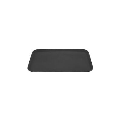 Olympia Kristallon Rectangular Tray Black Fibreglass 455x655mm Olympia Kristallon Rectangular Tray Black Fibreglass 455x655mm