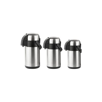 Unbranded Stainless Steel Airpot Vacuum Flask 2.5litre Unbranded Stainless Steel Airpot Vacuum Flask 2.5litre