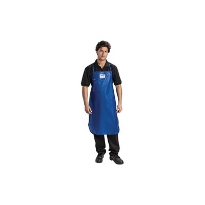 Burnguard Nylon QuicKlean Bib Apron Blue Burnguard Nylon QuicKlean Bib Apron Blue