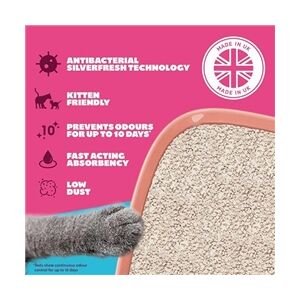 Felight Antibacterial Non-Clumping Cat Litter 20 Litre Felight Antibacterial Non-Clumping Cat Litter 20 Litre