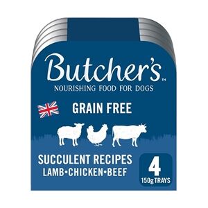 Butcher's Succulent Recipes Dog Food Trays 4x150g Butcher's Succulent Recipes Dog Food Trays 4x150g