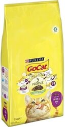 Go-Cat Tasty Duck & Chicken Mix 1+ Years Adult Dry Cat Food 2kg