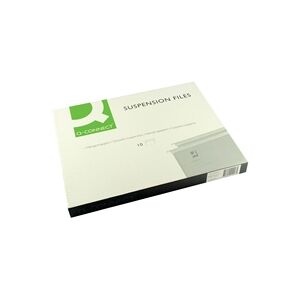 Q-Connect A4 Tabbed Suspension Files Manilla Green Pk 10 - KF21017 Q-Connect A4 Tabbed Suspension Files Manilla Green Pk 10 - KF21017