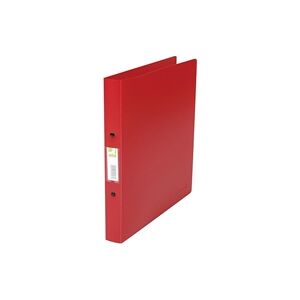 Q-Connect 2 Ring 25mm Binder Polypropylene A4 Red Pk 10 of - KF02008 Q-Connect 2 Ring 25mm Binder Polypropylene A4 Red Pk 10 of - KF02008