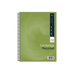 Cambridge Recycled Ruled Wirebound Notebook 200 Pages A4+ (3 Pack) Cambridge Recycled Ruled Wirebound Notebook 200 Pages A4+ (3 Pack)