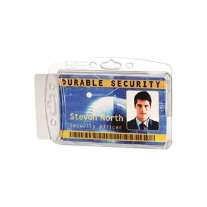 Durable Dual Proximity Card Holder 54x85mm (10 Pack) 892419 Durable Dual Proximity Card Holder 54x85mm (10 Pack) 892419
