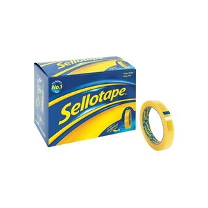 Sellotape Original Golden Tape 18mmx66m (16 Pack) 1443252 Sellotape Original Golden Tape 18mmx66m (16 Pack) 1443252