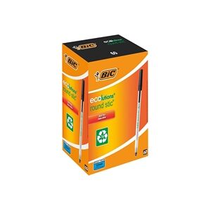 Bic Ecolutions Stic Ball Pen Recycled Slim 1.0mm Tip 0.4mm - 893239 Bic Ecolutions Stic Ball Pen Recycled Slim 1.0mm Tip 0.4mm - 893239
