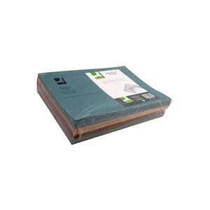 Q-Connect Square Cut Folder Mediumweight 250gsm Foolscap - KF01492 Q-Connect Square Cut Folder Mediumweight 250gsm Foolscap - KF01492