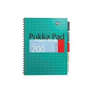 Pukka Pad Metallic Cover Wirebound Project Book B5 (3 Pack) 8518-MET Pukka Pad Metallic Cover Wirebound Project Book B5 (3 Pack) 8518-MET