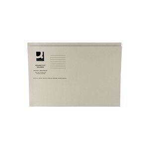 Q-Connect Square Cut Folder Mediumweight 250gsm Foolscap - KF01190 Q-Connect Square Cut Folder Mediumweight 250gsm Foolscap - KF01190