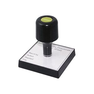 Q-Connect Voucher for Custom Rubber Stamp 90x55mm KF02104 Q-Connect Voucher for Custom Rubber Stamp 90x55mm KF02104