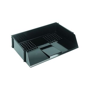 Q-Connect Wide Entry Letter Tray Black Ref KF21688 Q-Connect Wide Entry Letter Tray Black Ref KF21688