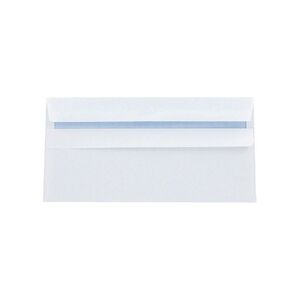 Q-Connect DL Envelopes Wallet Self Seal 120gsm White Pk 1000 - KF97366 Q-Connect DL Envelopes Wallet Self Seal 120gsm White Pk 1000 - KF97366