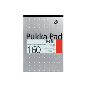 Pukka Pad Ruled Metallic Four-Hole Refill Pad Top Bound A4 (6 Pack) Pukka Pad Ruled Metallic Four-Hole Refill Pad Top Bound A4 (6 Pack)