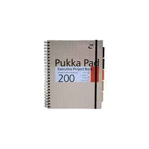 Pukka Pad Executive Ruled Wirebound Project Book A4 (3 Pack) 6970-MET Pukka Pad Executive Ruled Wirebound Project Book A4 (3 Pack) 6970-MET