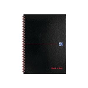 Black n Red Book Wirebound 90gsm Ruled Indexed A-Z 140pp - 100080232 Black n Red Book Wirebound 90gsm Ruled Indexed A-Z 140pp - 100080232