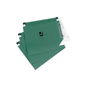 Q-Connect 15mm Lateral File Manilla 150 Sheet Green (25 Pack) KF01184 Q-Connect 15mm Lateral File Manilla 150 Sheet Green (25 Pack) KF01184