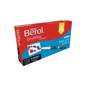 Berol Drywipe Pen Fine Black (12 Pack) 1984901 Berol Drywipe Pen Fine Black (12 Pack) 1984901