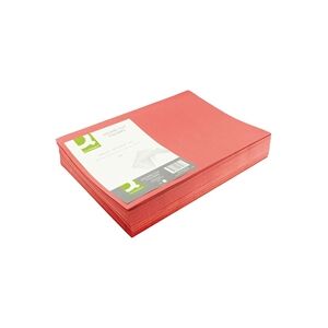 Q-Connect Square Cut Folder Lightweight 180gsm Foolscap Red - KF26028 Q-Connect Square Cut Folder Lightweight 180gsm Foolscap Red - KF26028