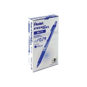 Pentel EnerGel Xm Retractable Gel Pen Medium Blue (Pack of 12) BL77-C Pentel EnerGel Xm Retractable Gel Pen Medium Blue (Pack of 12) BL77-C