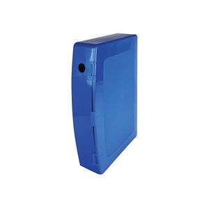 Q-Connect Polypropylene PolyBox File Foolscap Blue Ref KF04103 Q-Connect Polypropylene PolyBox File Foolscap Blue Ref KF04103