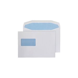 Q-Connect Machine Envelope 162x238mm Window Gummed 80gsm Pk500-KF71434 Q-Connect Machine Envelope 162x238mm Window Gummed 80gsm Pk500-KF71434