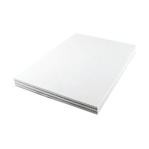 Q-Connect 5mm Quadrille Board Back Memo Pad 160 Pages A4 (10 Pack) Q-Connect 5mm Quadrille Board Back Memo Pad 160 Pages A4 (10 Pack)