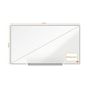 Nobo Imp Pro Widescreen Enamel Mag Whiteboard 710x400mm Nobo Imp Pro Widescreen Enamel Mag Whiteboard 710x400mm