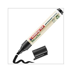 Edding 22 Ecoline Permanent Marker Black (Pack of 10) 4-22001 Edding 22 Ecoline Permanent Marker Black (Pack of 10) 4-22001