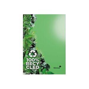 SILVINE PREMIUM 100% RECYCLED A4 CASEBOUND NOTEBOOK SILVINE PREMIUM 100% RECYCLED A4 CASEBOUND NOTEBOOK