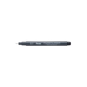Pentel Pointliner Pigment Liner 0.1mm Black (Pack of 12) S20P-1A Pentel Pointliner Pigment Liner 0.1mm Black (Pack of 12) S20P-1A