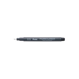 Pentel Pointliner Pigment Liner 0.5mm Black (Pack of 12) S20P-5A Pentel Pointliner Pigment Liner 0.5mm Black (Pack of 12) S20P-5A
