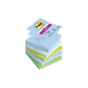 Post-it® Super Sticky Z-Notes Oasis 76mm x 76mm Pk5 Post-it® Super Sticky Z-Notes Oasis 76mm x 76mm Pk5