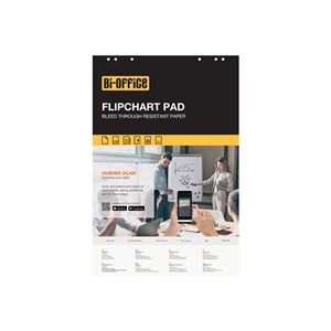 Bi-Office Flipchart Pad Plain 20 Sheets 55gsm Paper Euro (Pack of 5) Bi-Office Flipchart Pad Plain 20 Sheets 55gsm Paper Euro (Pack of 5)